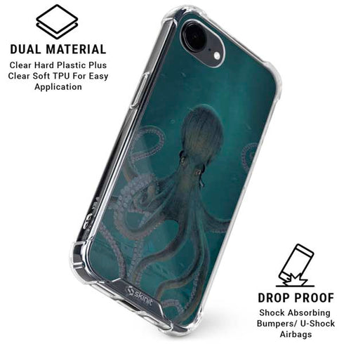 Giant Octopus by Vincent Hie iPhone 16e Clear Case